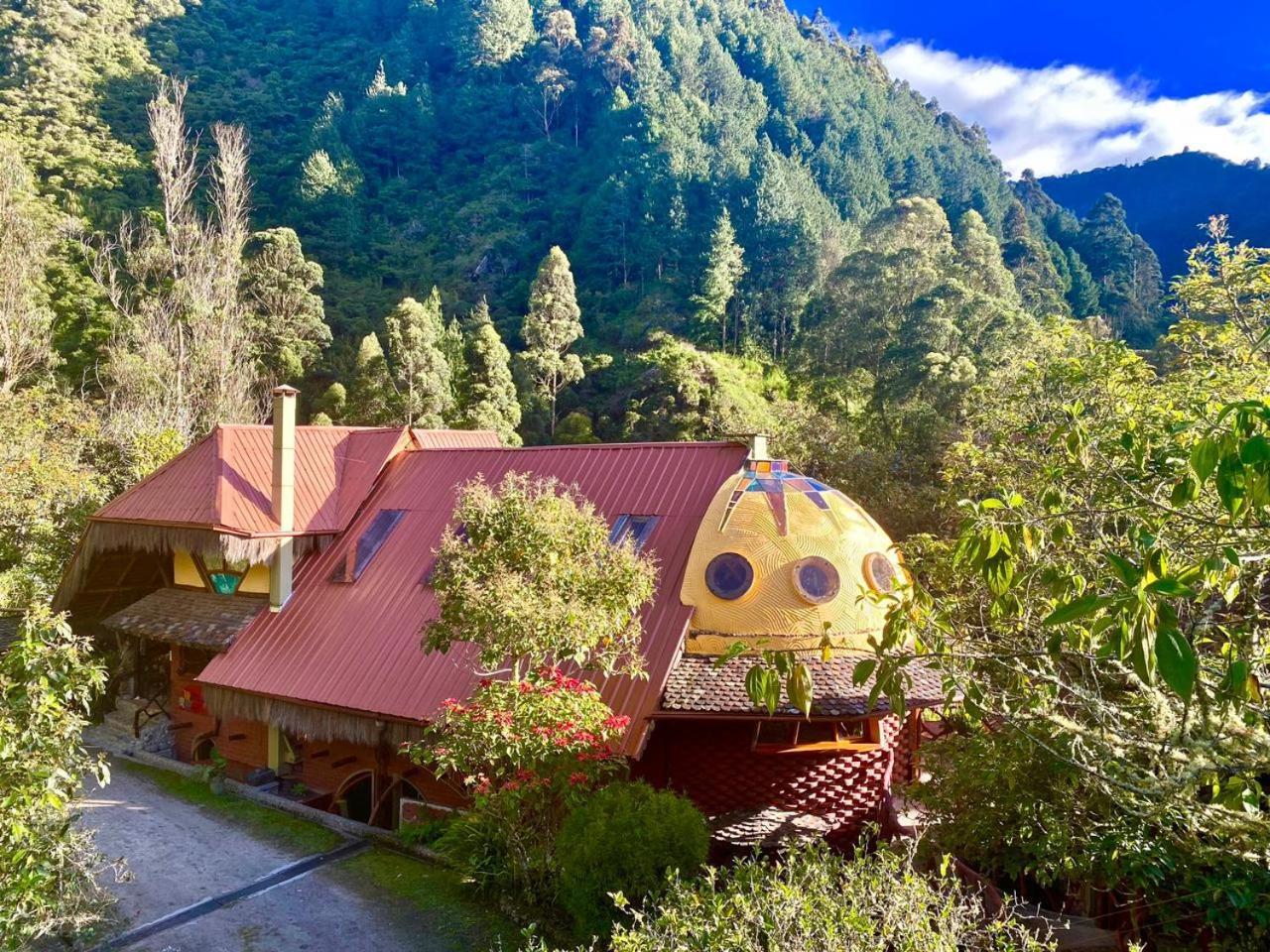 Finca Chamanapamba Guest House Baños Kültér fotó